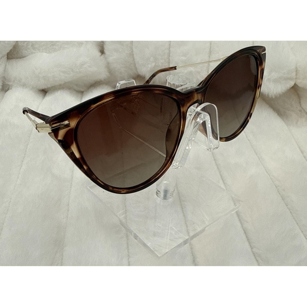 Cole Haan Designer Polarized Sunglasses Exclusive Tortoise Cat Eye CH9016 Luxury